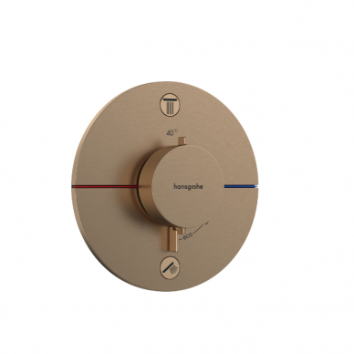 Hansgrohe ShowerSelect Comfort S termostatinis dušo maišytuvas su potinkine dalimi, įvairių spalvų 5
