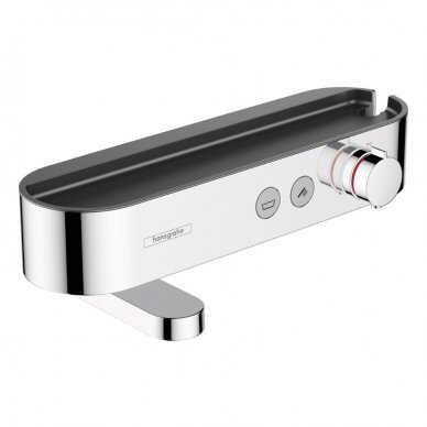Hansgrohe ShowerTablet Select 400 vonios/dušo termostatinis maišytuvas, chromo/baltos/juodos spalvos 3