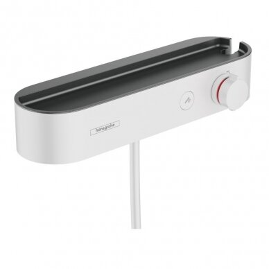 Hansgrohe ShowerTablet Select 400 termostatinis dušo maišytuvas, chromo/baltos/juodos spalvos 2