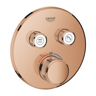 Grohe Grohtherm SmartControl potinkinis termostatinis vonios/dušo maišytuvas, įvairių spalvų 	29119 4