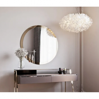 Add Home Glamour apvalus veidrodis su spalvoto veidrodžio rėmeliu, įvairių dydžių ir spalvų