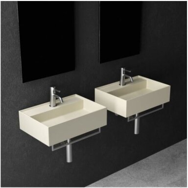 Alice Ceramica Hide pakabinamas praustuvas, 50 x 35 cm, įvairių spalvų Alice Ceramica Hide pakabinamas praustuvas, 50 x 35 cm, įvairių spalvų