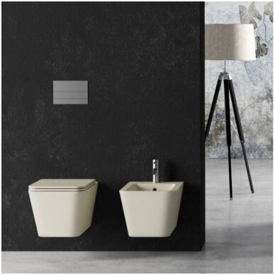 Alice Ceramica Hide Rimless pakabinamas klozetas su lėtai nusileidžiančiu dangčiu, įvairių spalvų 2 Alice Ceramica Hide Rimless pakabinamas klozetas su lėtai nusileidžiančiu dangčiu, įvairių spalvų 2