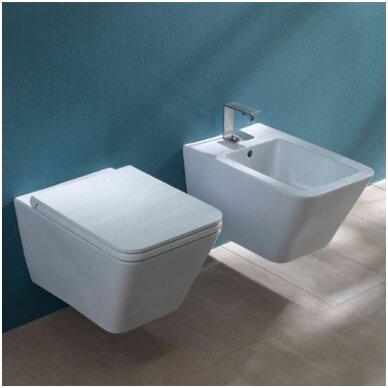 Alice Ceramica Hide Rimless pakabinamas klozetas su lėtai nusileidžiančiu dangčiu, įvairių spalvų 3 Alice Ceramica Hide Rimless pakabinamas klozetas su lėtai nusileidžiančiu dangčiu, įvairių spalvų 3
