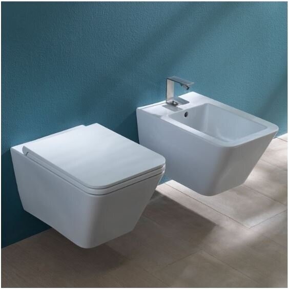 Alice Ceramica Hide Rimless pakabinamas klozetas su lėtai nusileidžiančiu dangčiu, įvairių spalvų 3 Alice Ceramica Hide Rimless pakabinamas klozetas su lėtai nusileidžiančiu dangčiu, įvairių spalvų 3