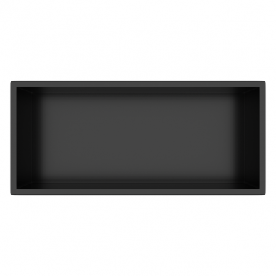 Balneo Wall-Box One įleidžiama sieninė lentyna su rėmeliu, juodos spalvos (įvairių dydžių) 8