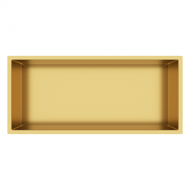 Balneo Wall-Box One įleidžiama sieninė lentyna su rėmeliu, aukso spalvos (įvairių dydžių) 6