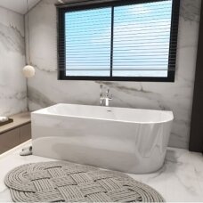 Balneo Avola laisvai pastatoma kampinė vonia, kairinė, 160 x 80 cm, balta