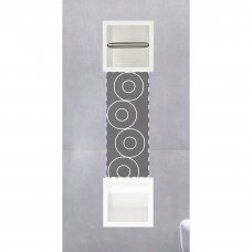 Balneo Wall-Box Paper potinkinis tualetinio popieriaus laikiklis su paslėptu dėklu, baltos spalvos