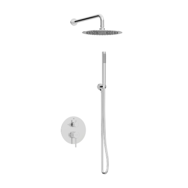 Balneo Cascade potinkinė dušo sistema su 25cm dušo galva, chromo spalvos, H0301010606 Balneo Cascade potinkinė dušo sistema su 25cm dušo galva, chromo spalvos, H0301010606