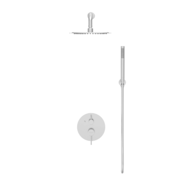 Balneo Cascade potinkinė dušo sistema su 25cm dušo galva, nerūdijančio plieno spalvos, H0301020606 Balneo Cascade potinkinė dušo sistema su 25cm dušo galva, nerūdijančio plieno spalvos, H0301020606