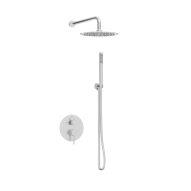 Balneo Cascade potinkinė dušo sistema su 25cm dušo galva, nerūdijančio plieno spalvos, H0301020606 Balneo Cascade potinkinė dušo sistema su 25cm dušo galva, nerūdijančio plieno spalvos, H0301020606