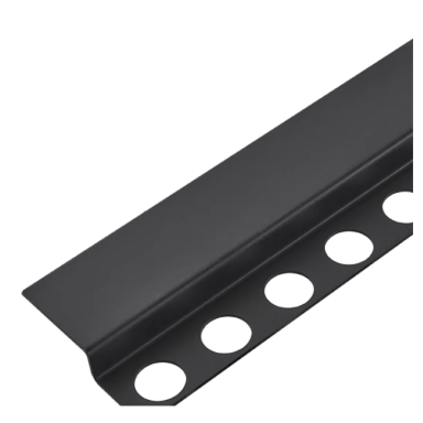 Balneo Floor priekinis profiliuotis, 130cm, juodas