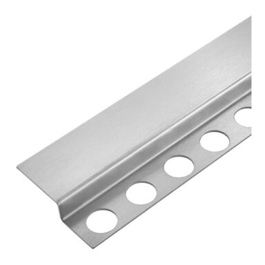Balneo Floor priekinis profiliuotis, 130cm, nerūdijančio plieno spalvos