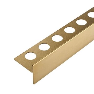 Balneo Floor profiliuotis, 120cm, dešinės pusės, braižyto aukso spalvos