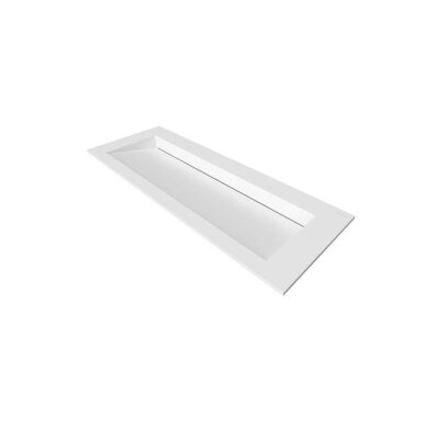 Balneo Alveria akmens masės baldinis praustuvas, 120 x 45 cm, baltas 4 Balneo Alveria akmens masės baldinis praustuvas, 120 x 45 cm, baltas 4
