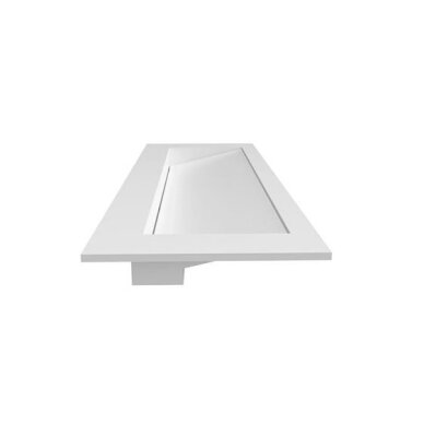 Balneo Alveria akmens masės baldinis praustuvas, 120 x 45 cm, baltas 5 Balneo Alveria akmens masės baldinis praustuvas, 120 x 45 cm, baltas 5