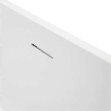 Balneo Avola No Rim laisvai pastatoma kampinė vonia, dešininė, 150 x 75 cm, balta su baltu sifono dangteliu, J0201020402-1 3