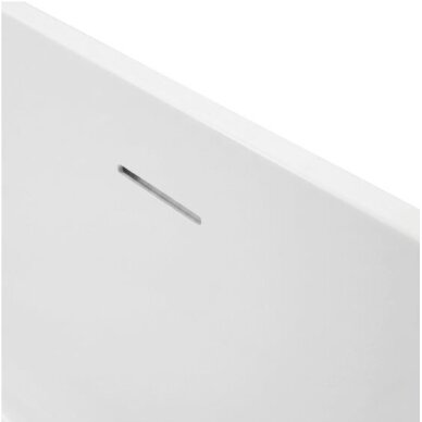 Balneo Avola No Rim rifliuota laisvai pastatoma kampinė vonia, dešininė, 170 x 80 cm, balta su baltu sifono dangteliu, J0301020402-3 7 Balneo Avola No Rim rifliuota laisvai pastatoma kampinė vonia, dešininė, 170 x 80 cm, balta su baltu sifono dangteliu, J0301020402-3 7