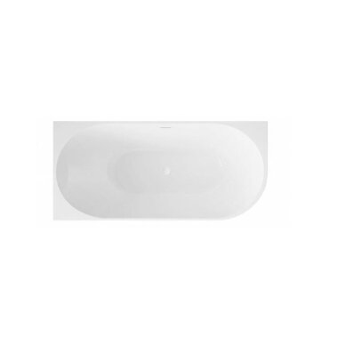 Balneo Avola No Rim rifliuota laisvai pastatoma kampinė vonia, kairinė, 170 x 80 cm, balta su baltu sifono dangteliu, J0301020502-3 3 Balneo Avola No Rim rifliuota laisvai pastatoma kampinė vonia, kairinė, 170 x 80 cm, balta su baltu sifono dangteliu, J0301020502-3 3