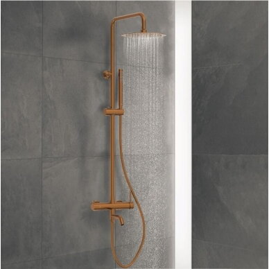 Balneo Cascade virštinkinė vonios/dušo sistema, braižyto vario spalvos, H0301050505 1