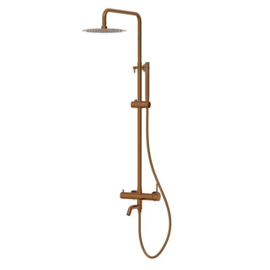Balneo Cascade virštinkinė vonios/dušo sistema, braižyto vario spalvos, H0301050505 5