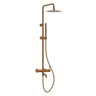 Balneo Cascade virštinkinė vonios/dušo sistema, braižyto vario spalvos, H0301050505 Balneo Cascade virštinkinė vonios/dušo sistema, braižyto vario spalvos, H0301050505