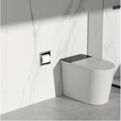 Balneo Wall-Box Paper įleidžiamas į sieną tualetinio popieriaus laikiklis, gun metal 2 Balneo Wall-Box Paper įleidžiamas į sieną tualetinio popieriaus laikiklis, gun metal 2