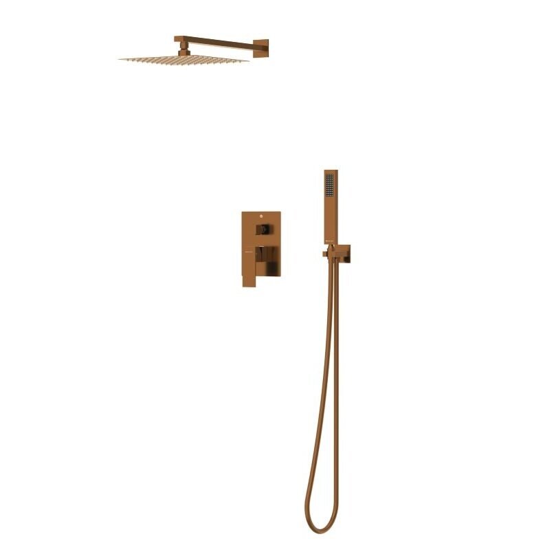 Balneo Cascade potinkinė quadra dušo sistema, braižyto vario spalvos, H0301050607 6