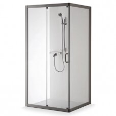 Brasta Glass Laima dušo kabina su stumdomomis durimis, dydžių ir stiklo spalvų pasirinkimas