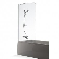 Brasta Glass Mija vonios sienelė, dydžių ir stiklo spalvų pasirinkimas