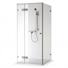 Brasta Glass Nora Plius dušo kabina, dydžių ir stiklo spalvų pasirinkimas