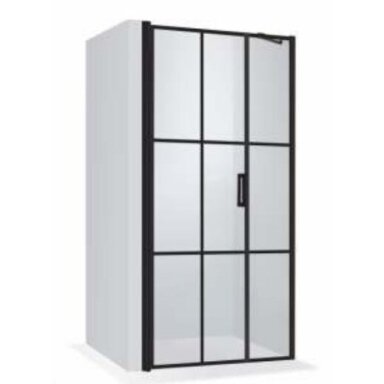 Brasta Glass Rita Nero Cube dušo durys su juodu profiliu, skaidrus stiklas, dydžių pasirinkimas Brasta Glass Rita Nero Cube dušo durys su juodu profiliu, skaidrus stiklas, dydžių pasirinkimas
