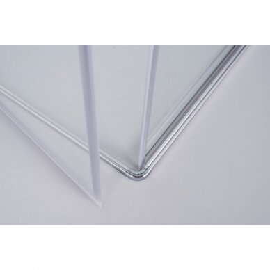 Brasta Glass Karina dušo kabina 90x90x190 cm, blizgus profilis, skaidrus stiklas 4