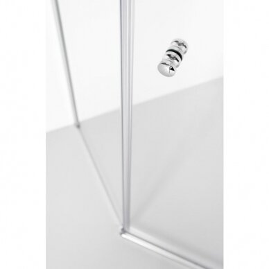 Brasta Glass Lina penkiakampė dušo kabina, dydžių ir stiklo spalvų pasirinkimas 1
