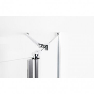 Brasta Glass Lina penkiakampė dušo kabina, dydžių ir stiklo spalvų pasirinkimas 3