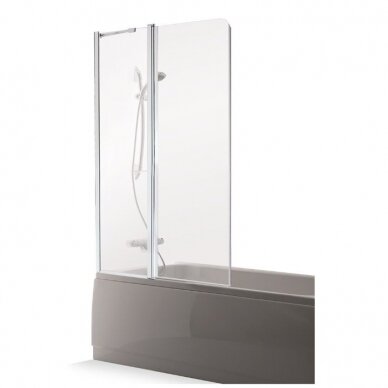 Brasta Glass Maja Plius vonios sienelė, dydžių ir stiklo spalvų pasirinkimas