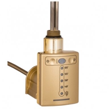 CINI QSX 300 kaitintuvas su termoreguliatoriumi, bronzinės spalvos CINI QSX 300 kaitintuvas su termoreguliatoriumi, bronzinės spalvos