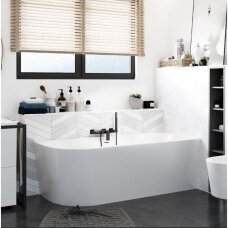 Corsan Intero E230XL akrilinė vonia, 170 x 73cm, dešininė, balta, E230XL-170CR-R