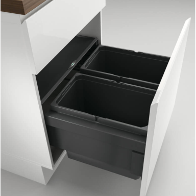 Franke Sorter FX 60 26-26 šiukšliadėžė 60 l, 2x26 l, 121.0557.764 Franke Sorter FX 60 26-26 šiukšliadėžė 60 l, 2x26 l, 121.0557.764