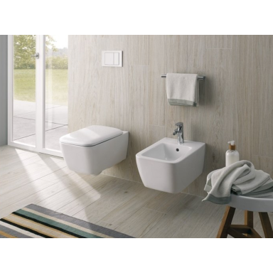 Geberit iCon Square Rimfree, pakabinamas klozetas su lėtai nusileidžiančiu dangčiu, 540x350 mm, baltas Geberit iCon Square Rimfree, pakabinamas klozetas su lėtai nusileidžiančiu dangčiu, 540x350 mm, baltas
