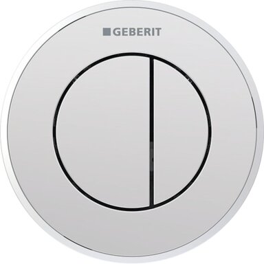 Geberit Type 10 nuotolinis vandens nuleidimo mygtukas, blizgus chromas 116.055.KH.1 Geberit Type 10 nuotolinis vandens nuleidimo mygtukas, blizgus chromas 116.055.KH.1