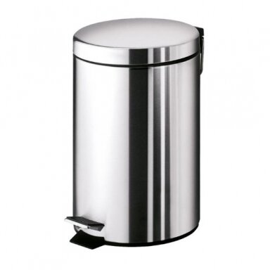 Gedy Argenta šiukšliadėžė, 7l, chromas