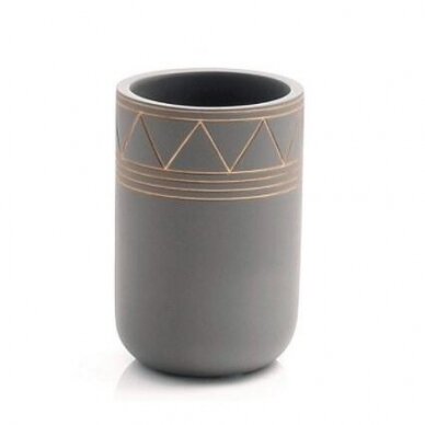 Gedy Calipso betoninė dantų šepetėlių stiklinė Gedy Calipso betoninė dantų šepetėlių stiklinė