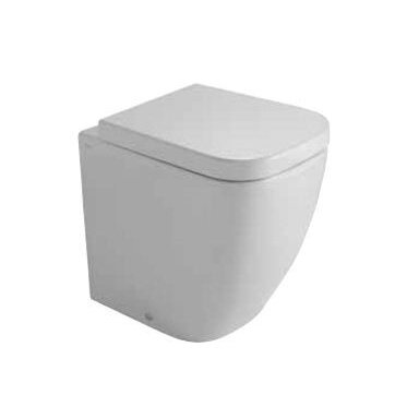 Globo Stone Compact pristatomas klozetas, 45cm, baltas Globo Stone Compact pristatomas klozetas, 45cm, baltas