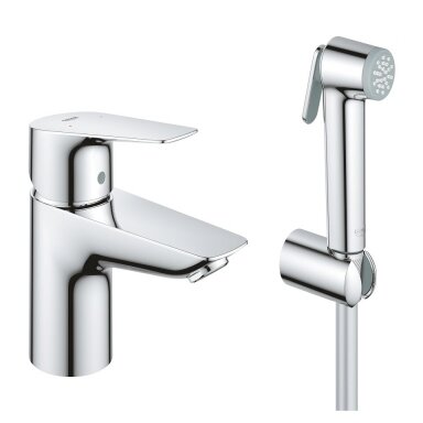 Grohe Bauedge S praustuvo maišytuvas su dušeliu, chromas Grohe Bauedge S praustuvo maišytuvas su dušeliu, chromas