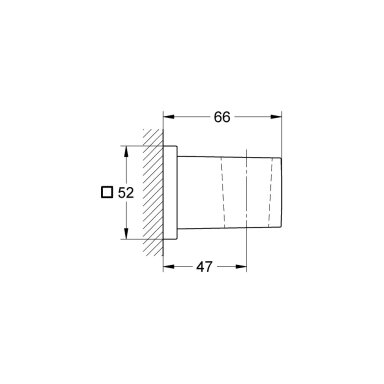 Grohe Euphoria Cube dušo galvutės laikiklis, chromas 27693000