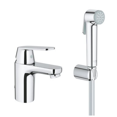 Grohe Eurosmart Cosmo maišytuvas su dušiuku, chromas Grohe Eurosmart Cosmo maišytuvas su dušiuku, chromas