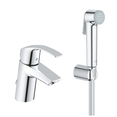 Grohe Eurosmart praustuvo maišytuvas su dušiuku, chromas Grohe Eurosmart praustuvo maišytuvas su dušiuku, chromas