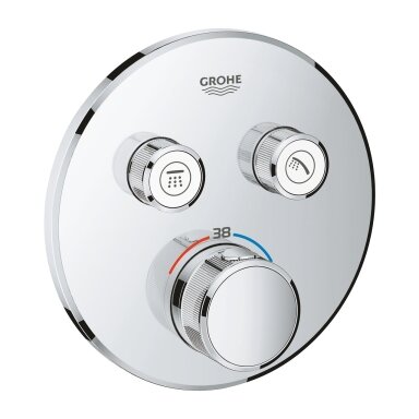 Grohe Grohtherm SmartControl potinkinis termostatinis vonios/dušo maišytuvas, įvairių spalvų 29119 Grohe Grohtherm SmartControl potinkinis termostatinis vonios/dušo maišytuvas, įvairių spalvų 29119